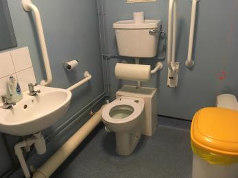 Disabled Toilet by Gatehouse Tea rooms.