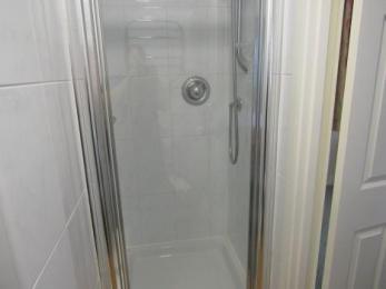 Shower in shower and toilet room