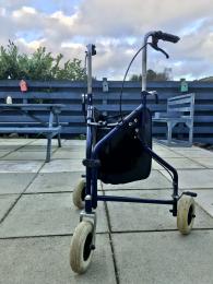 The tri-walker which is available to borrow