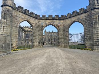 Castle gates