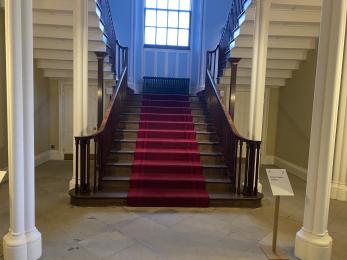 Stairs leading to the throne room