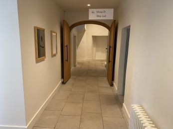 corridor to toilets