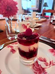 An example of our popular breakfast fruit trifle