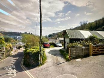 Private parking located up West Looe Hill