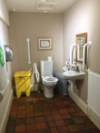 The disabled toilet