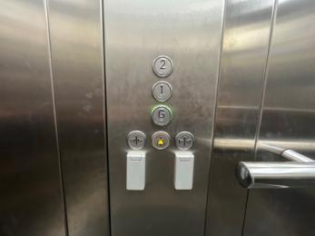 Buttons for Ground, Level 1 & Level 2 for Main Courtyard Lift