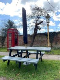 Orchard Picnic Bench with space for Wheelchair User