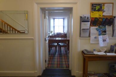 Entrance to breakfast room