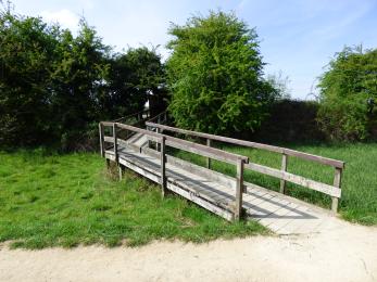 The ramp to the Draper Hide