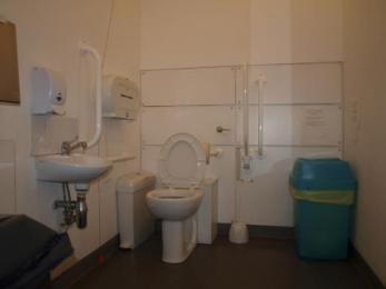 First floor accessible toilet
