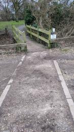 Path from accessible parking