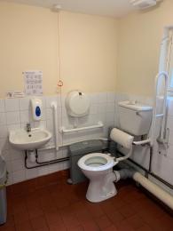 Disabled toilet at Ravenglass station