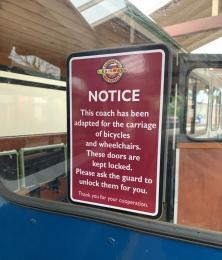 Accessible carriage notice