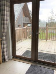 Patio Door leading to decking and hot tub