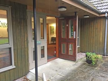 Self Catering Reception main entrance