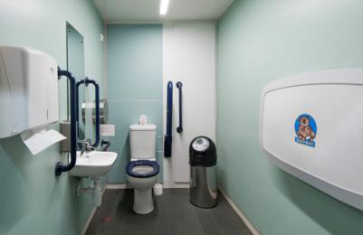 Scottish National Portrait Gallery - ground floor accessible toilet interior
