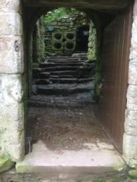 Steps inside entrance door to first landing