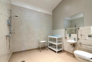 The Spa accessibility friendly changing and wetroom 
