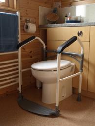 portable toilet frame and other equipment available