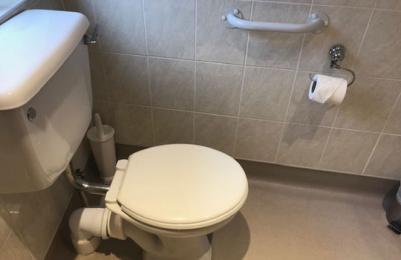 Toilet with riser seat