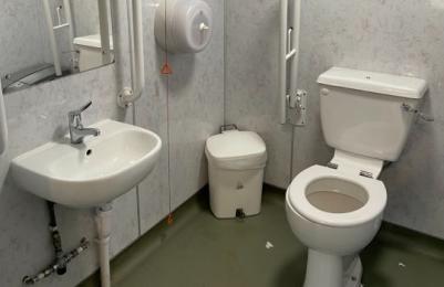 The accessible toilet in the Glenridding Pier House