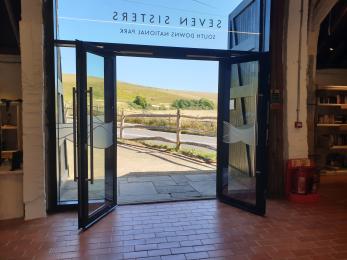 Main entrance into visitor centre