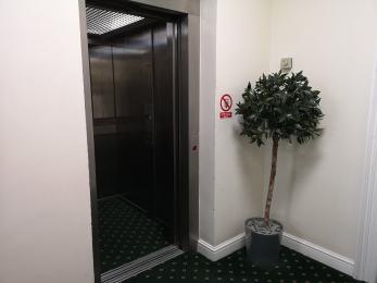 The lift at Chippenham Museum