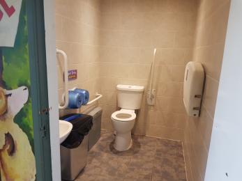 Disabled Toilet and registered Changing Places facility, no Radar key needed