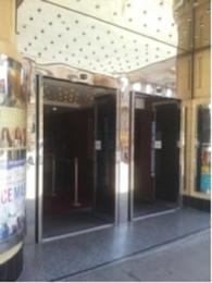 Image of GFT electronic entrance doors open