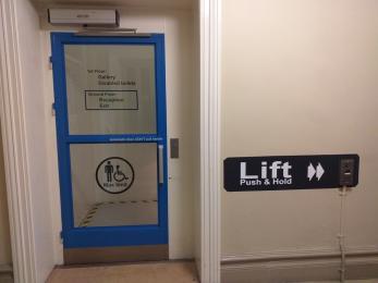 Lift downstairs 