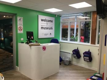 North Lincolnshire Museum reception area