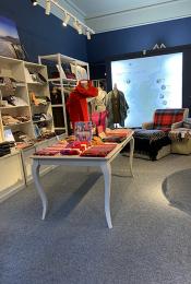 Scottish Textiles Showcase Edinburgh in-store lighting