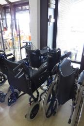 Three manual wheelchairs visitors can borrow on first come first served basis