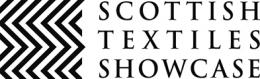 Scottish Textiles Showcase company logo with herringbone pattern