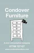 Grey background Condover Furniture logo of 