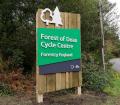 Image of the Forest of Dean Cycle Centre threshold sign