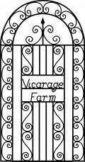 Vicarage Farm gate logo