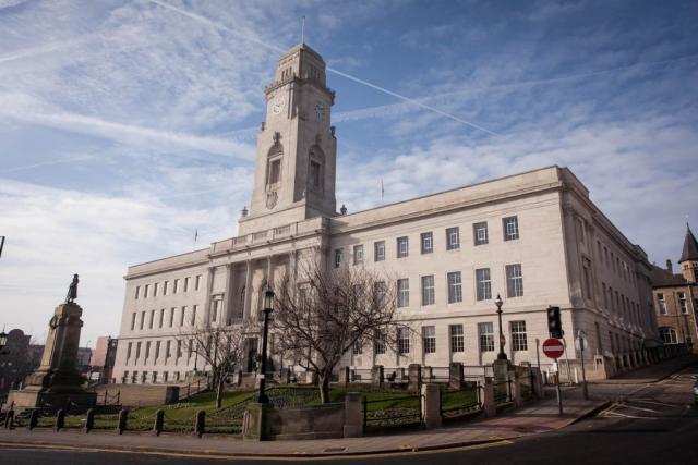 Photograph of Town Hall building where Experience Barnsley is situated.