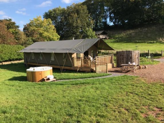 Yealm Safari Tent at Brownscombe Luxury Glamping