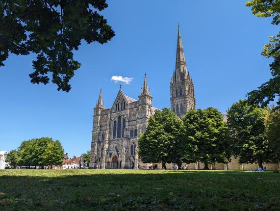 External view of Salisbury Cathedral