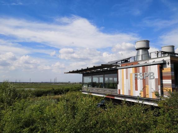 Visitor centre at Rainham Marshes (by Louise Moss)