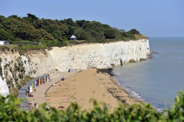 Stone Bay, Broadstairs. View from Clifftop 